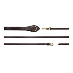 Dy'on D Collection Full Leather Draw Reins 1/2"