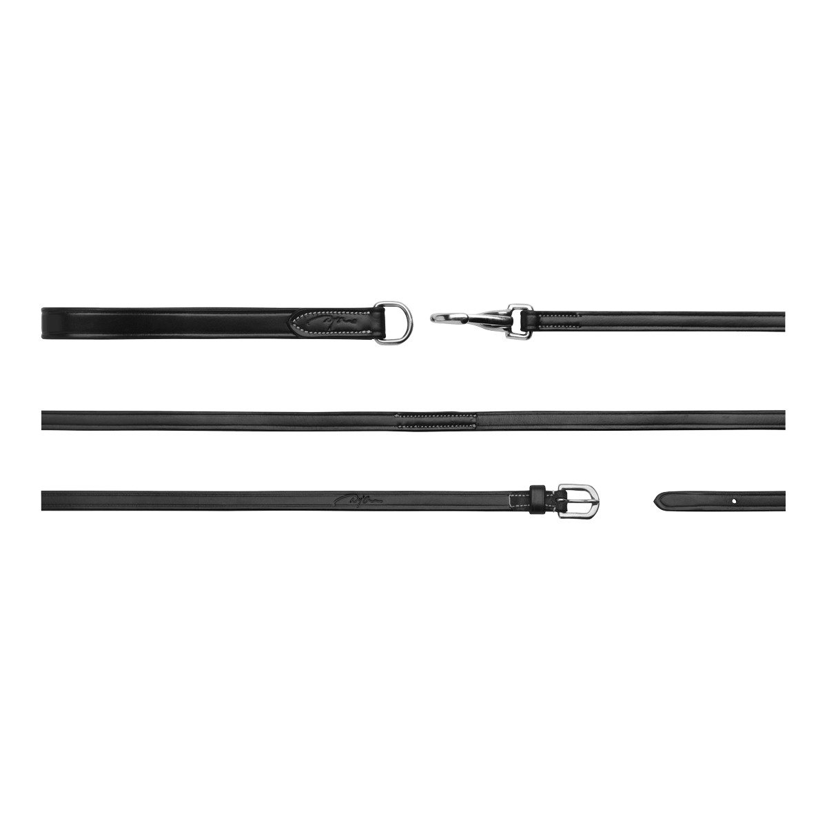 Dy'on Working Collection Full Leather Draw Reins 1/2"