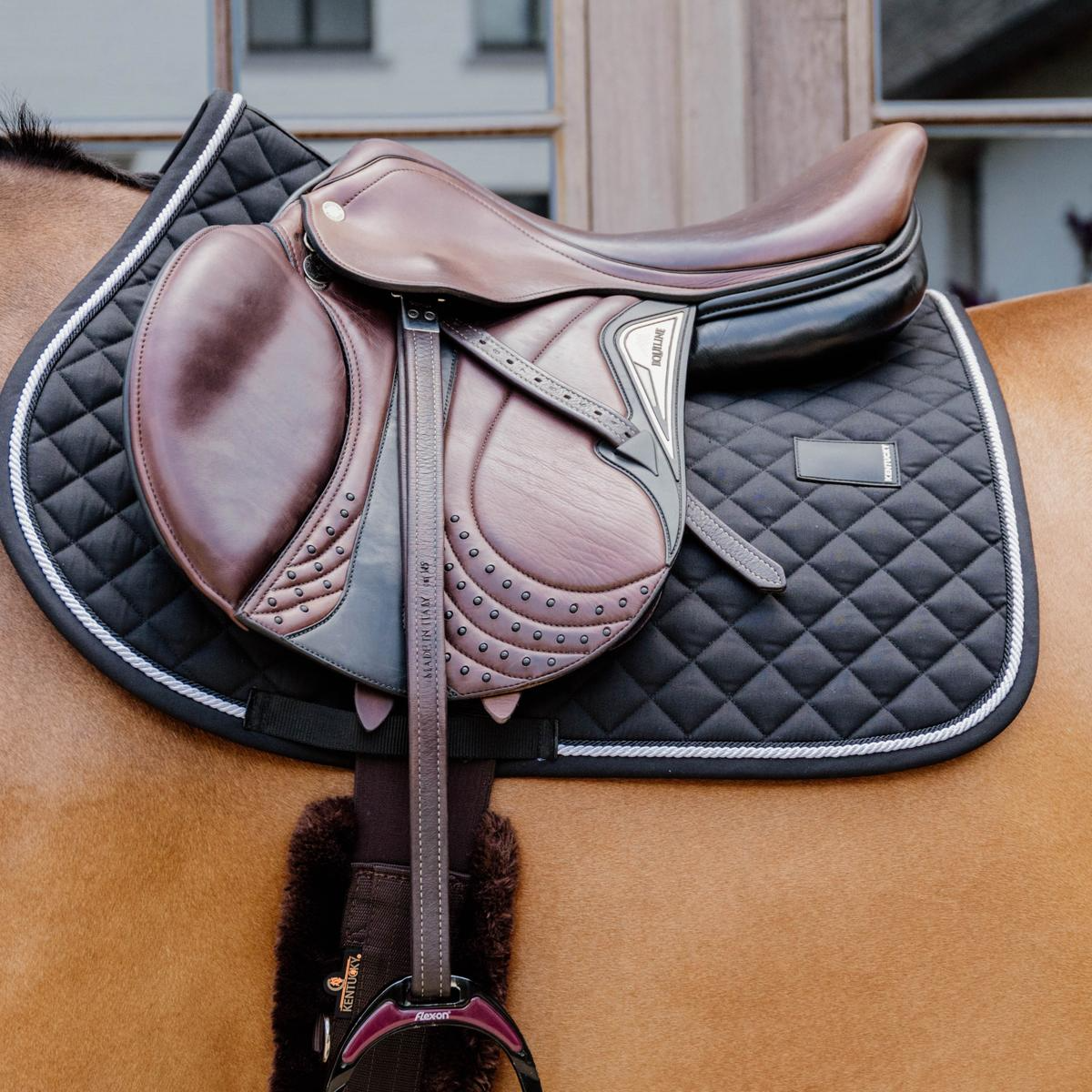 Kentucky Horsewear Saddle Pad Diamond Rope Jumping