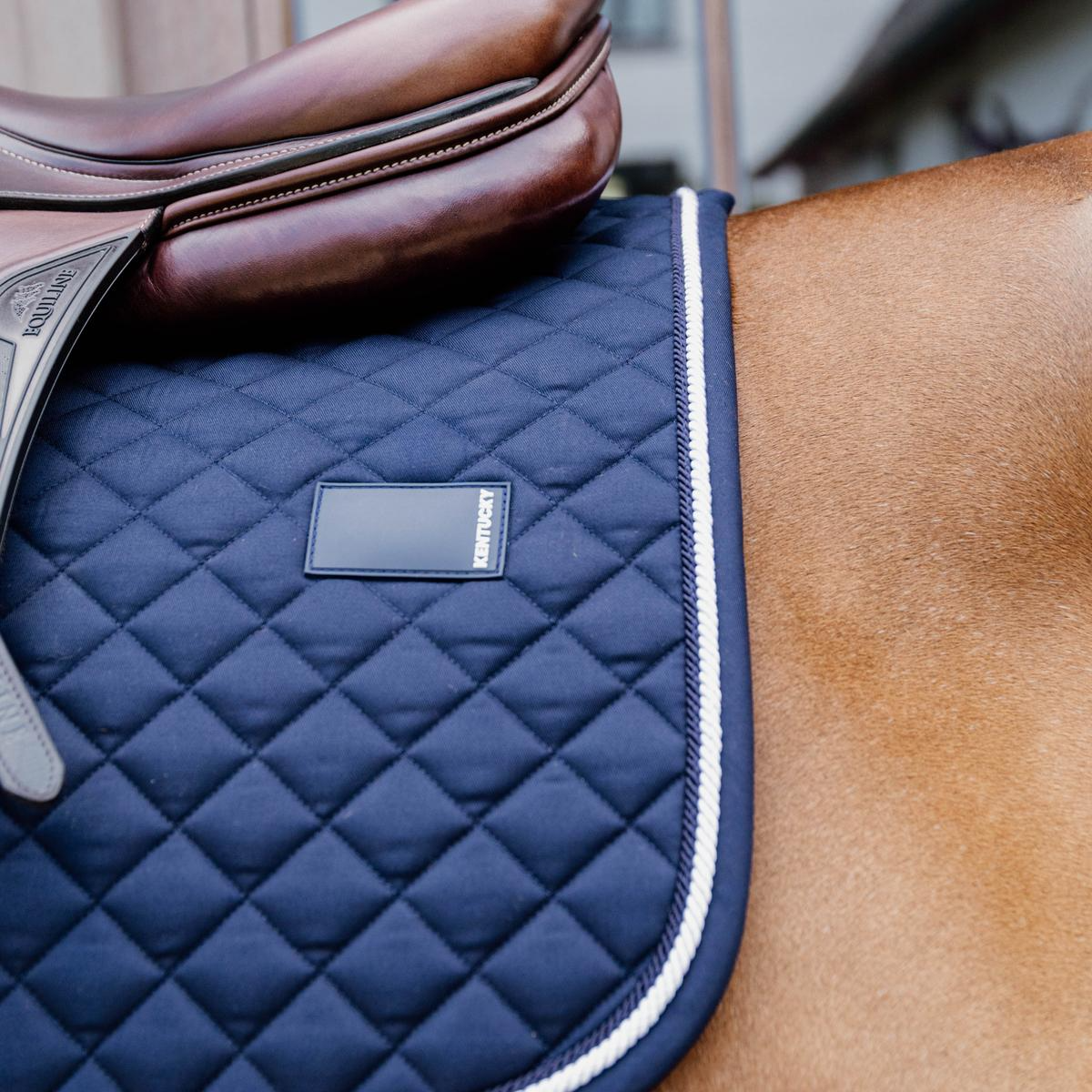 Kentucky Horsewear Saddle Pad Diamond Rope Jumping