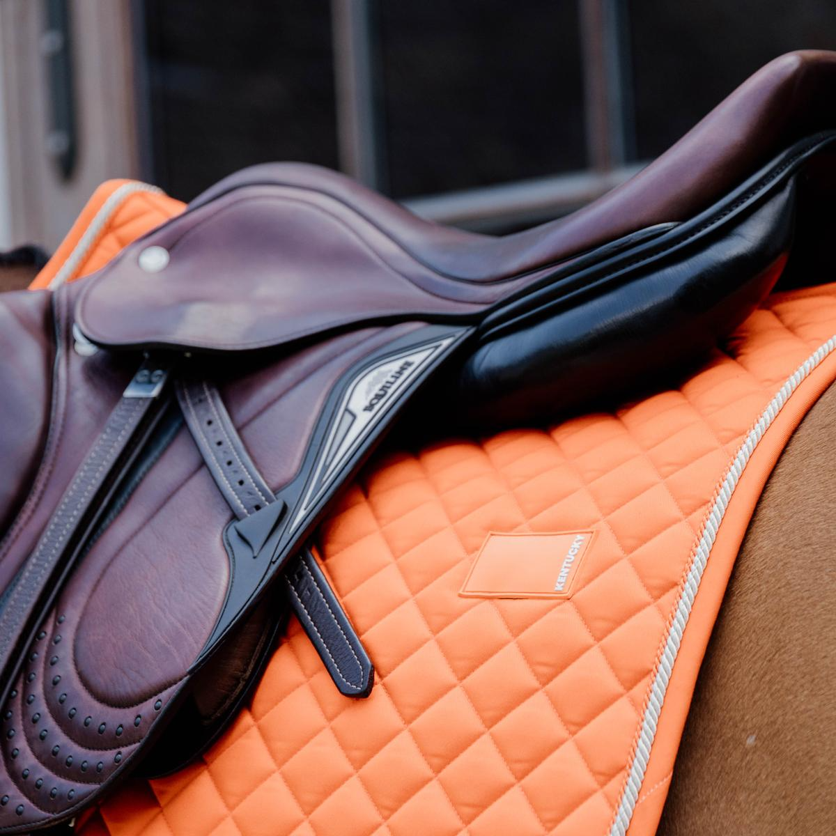Kentucky Horsewear Saddle Pad Diamond Rope Jumping