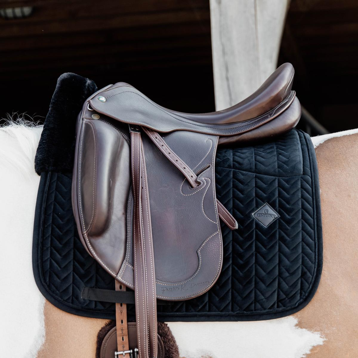 Kentucky Horsewear Skin Friendly Saddle Pad Velvet Dressage