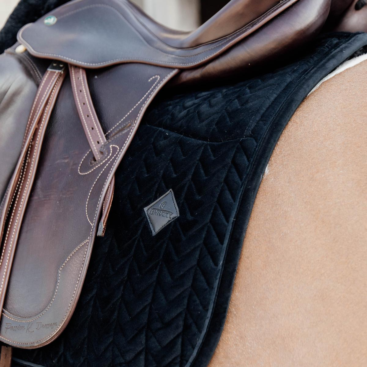 Kentucky Horsewear Skin Friendly Saddle Pad Velvet Dressage