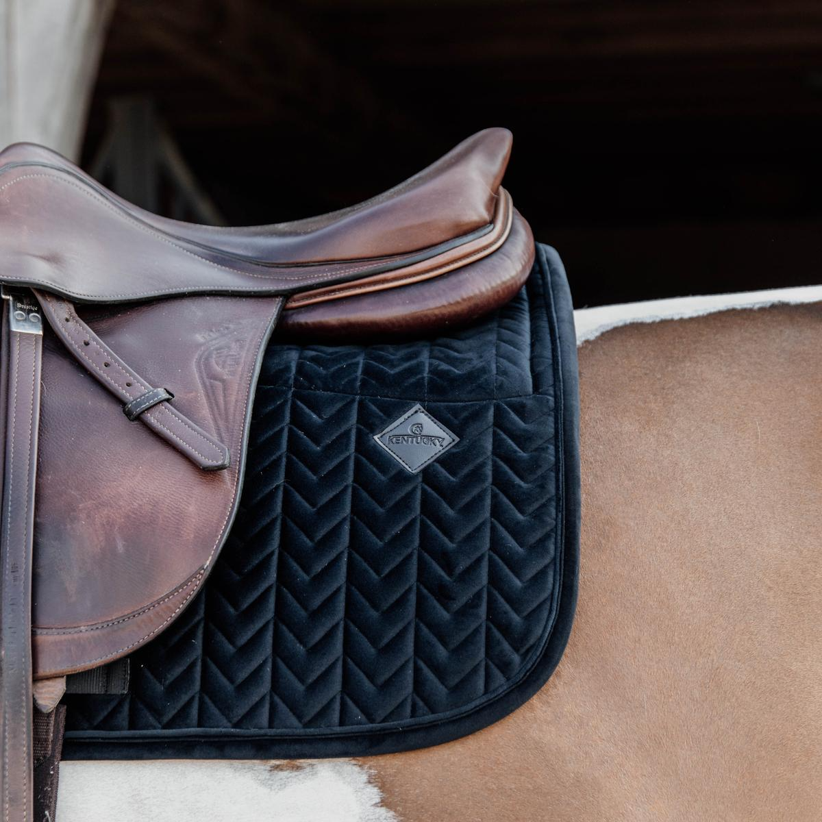 Kentucky Horsewear Skin Friendly Saddle Pad Velvet Jumping
