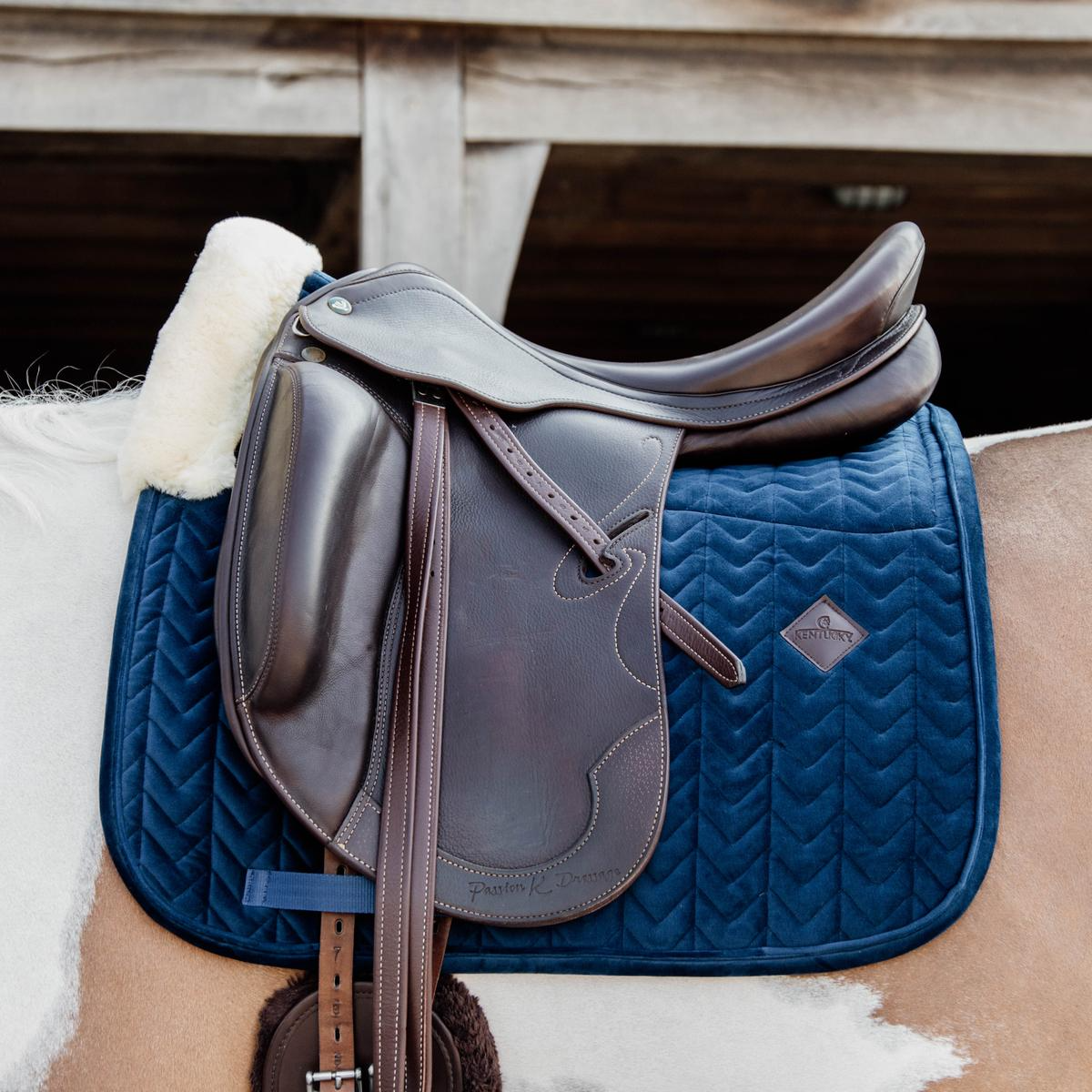 Kentucky Horsewear Skin Friendly Saddle Pad Velvet Dressage