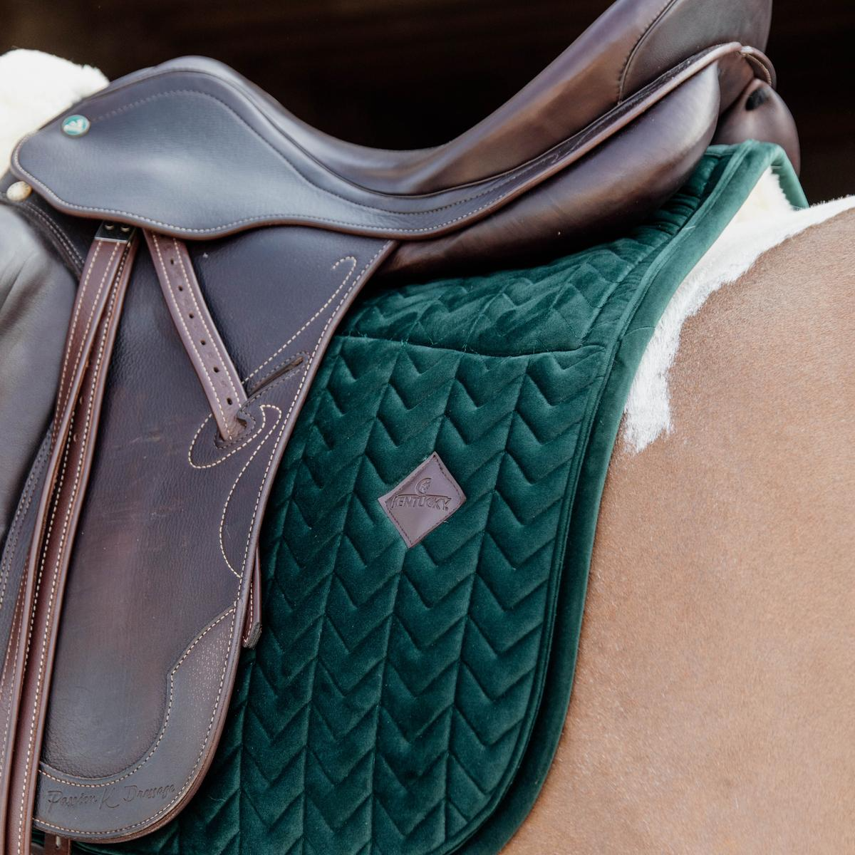 Kentucky Horsewear Skin Friendly Saddle Pad Velvet Dressage