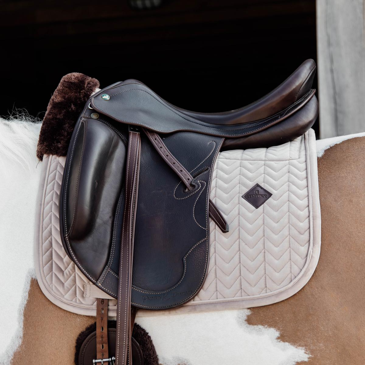 Kentucky Horsewear Skin Friendly Saddle Pad Velvet Dressage