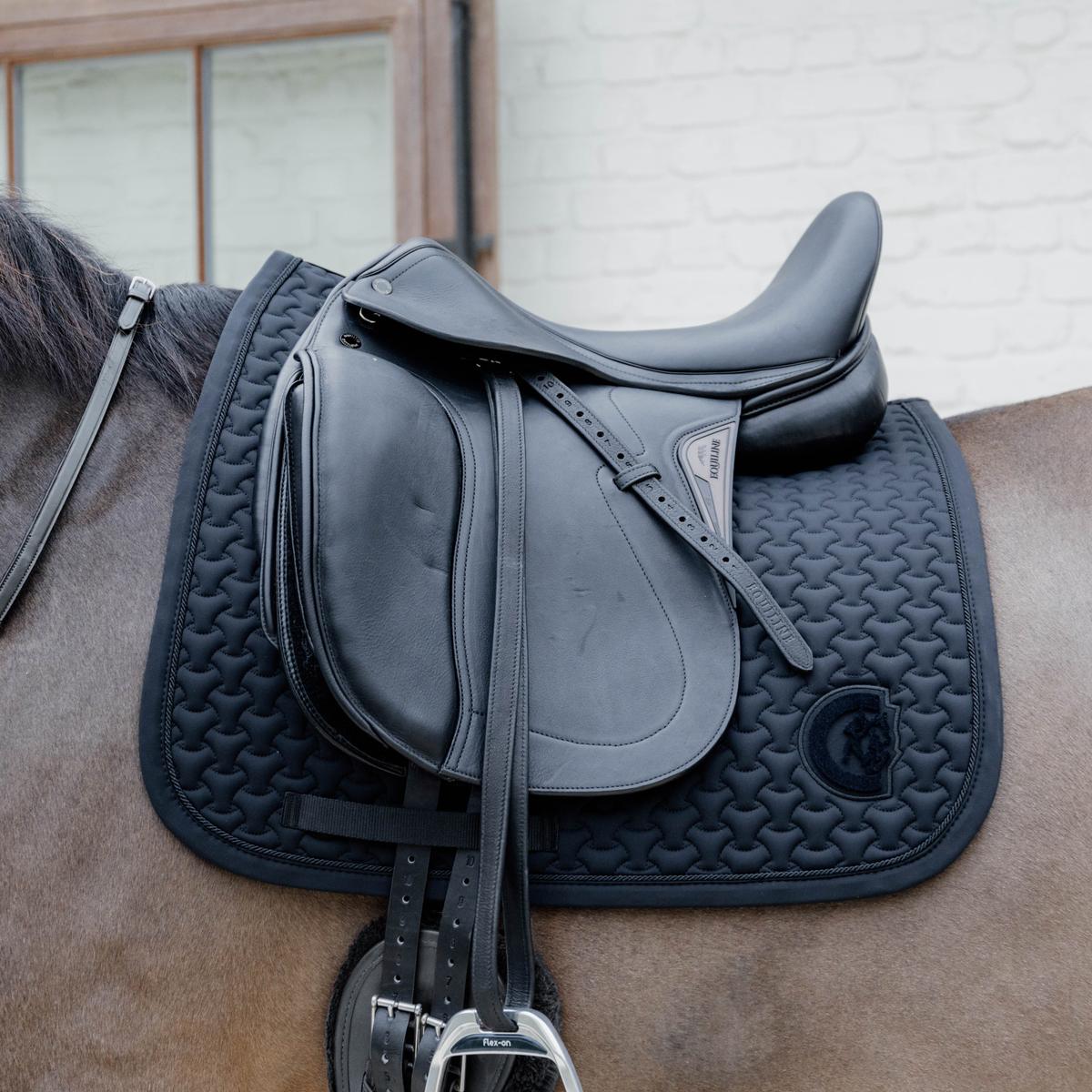 Kentucky Horsewear Saddle Pad Plaited 3D Logo Dressage