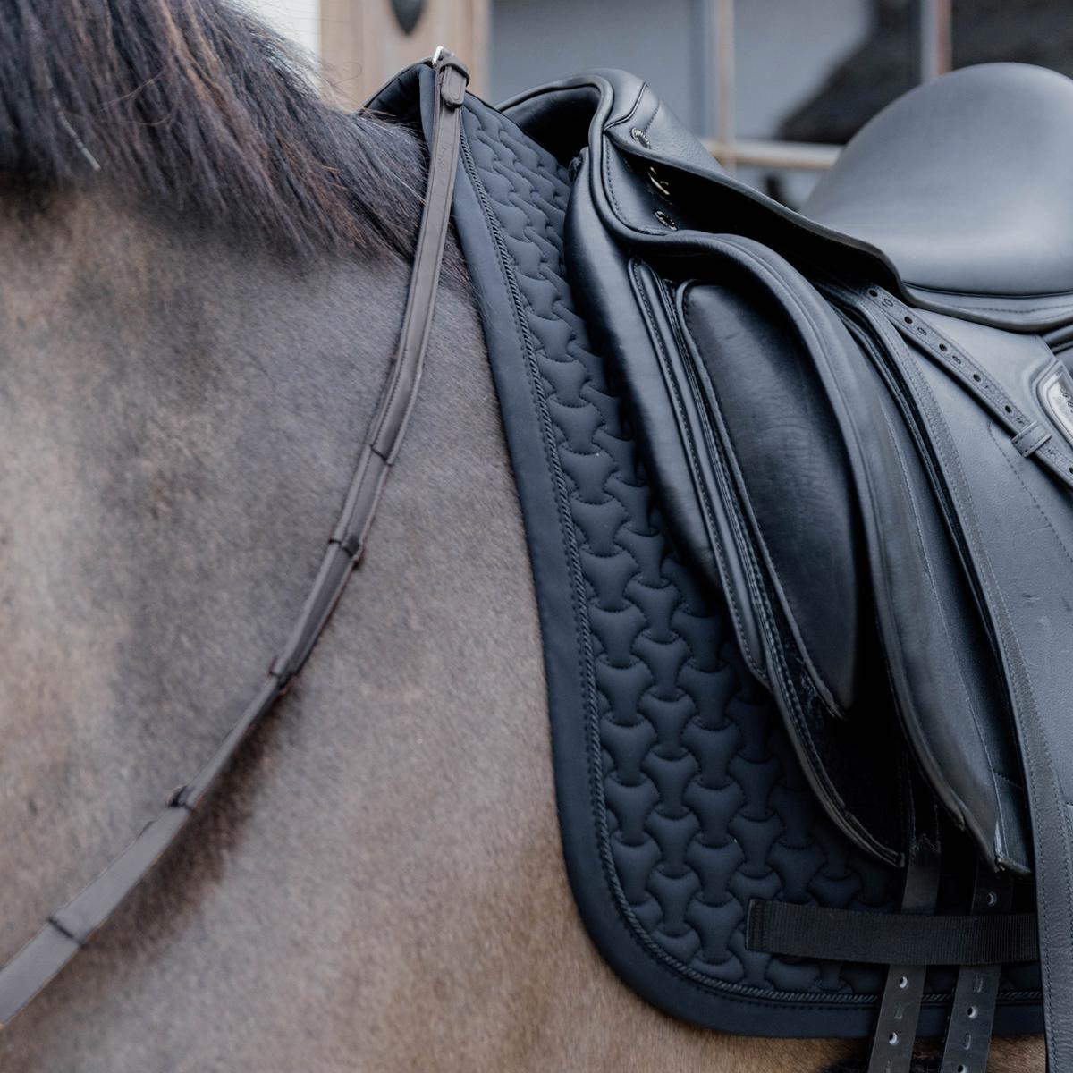 Kentucky Horsewear Saddle Pad Plaited 3D Logo Dressage
