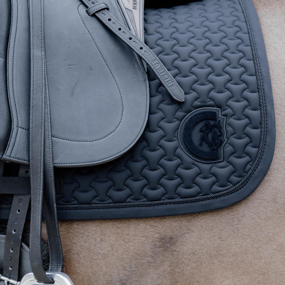 Kentucky Horsewear Saddle Pad Plaited 3D Logo Dressage