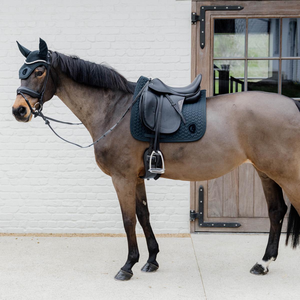 Kentucky Horsewear Saddle Pad Plaited 3D Logo Dressage