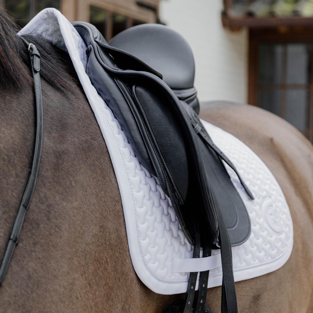 Kentucky Horsewear Saddle Pad Plaited 3D Logo Dressage