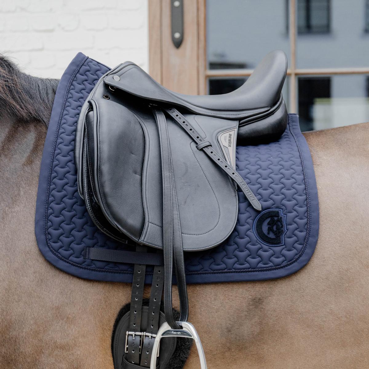 Kentucky Horsewear Saddle Pad Plaited 3D Logo Dressage