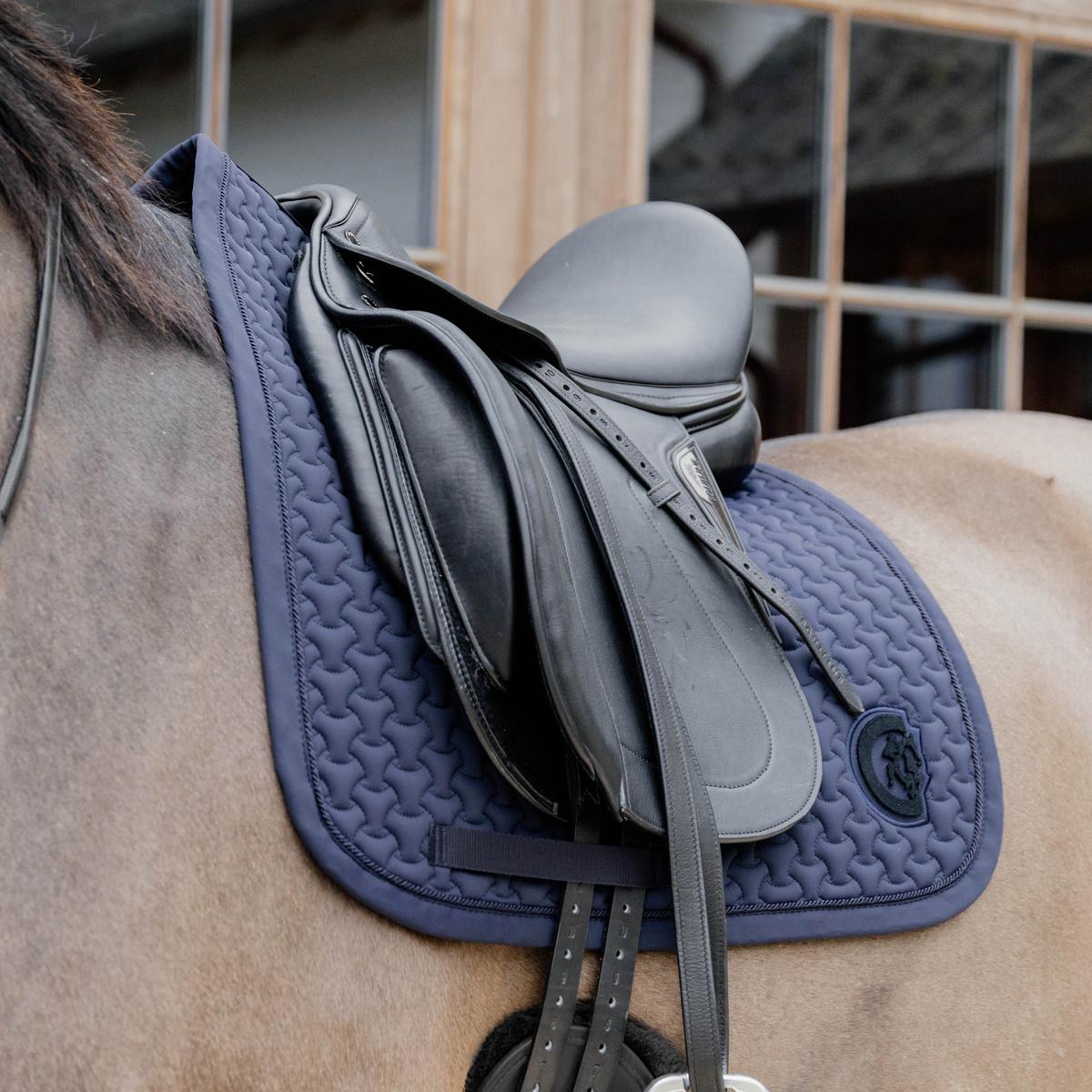 Kentucky Horsewear Saddle Pad Plaited 3D Logo Dressage