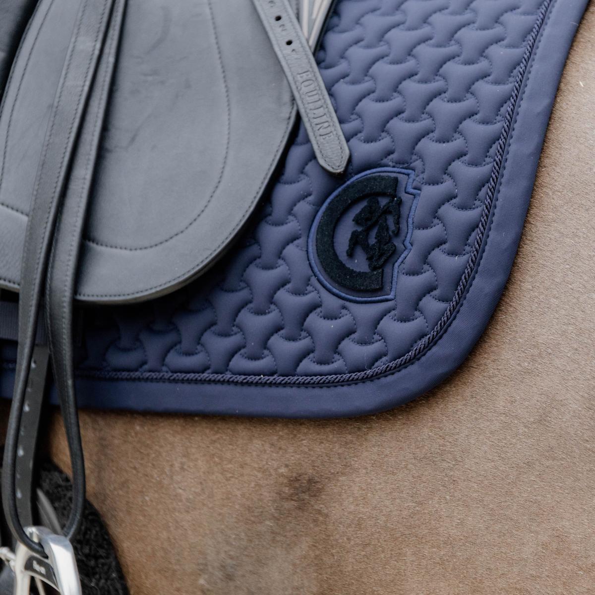 Kentucky Horsewear Saddle Pad Plaited 3D Logo Dressage