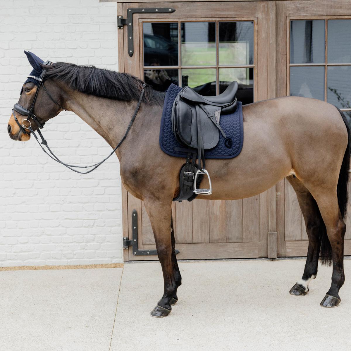 Kentucky Horsewear Saddle Pad Plaited 3D Logo Dressage