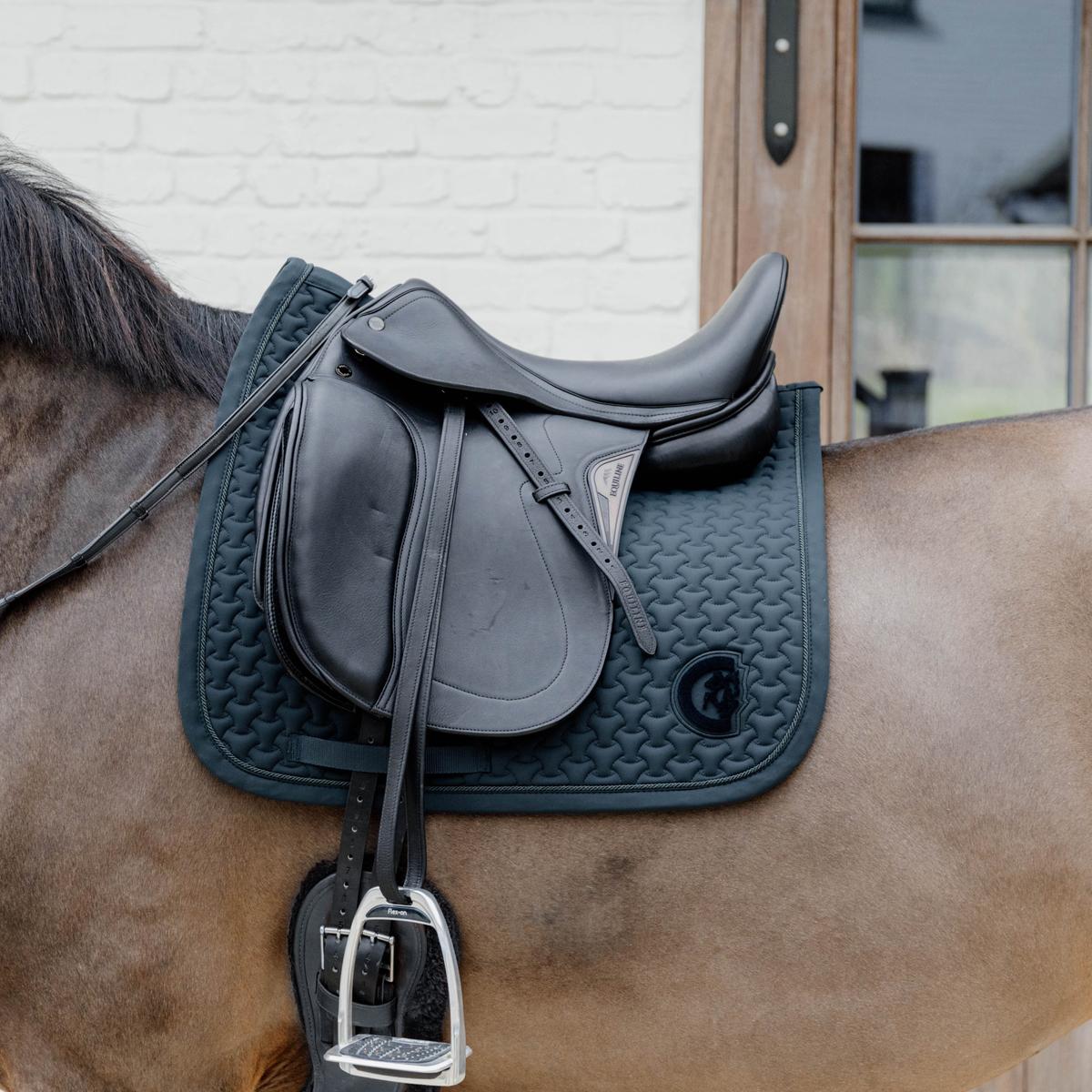 Kentucky Horsewear Saddle Pad Plaited 3D Logo Dressage