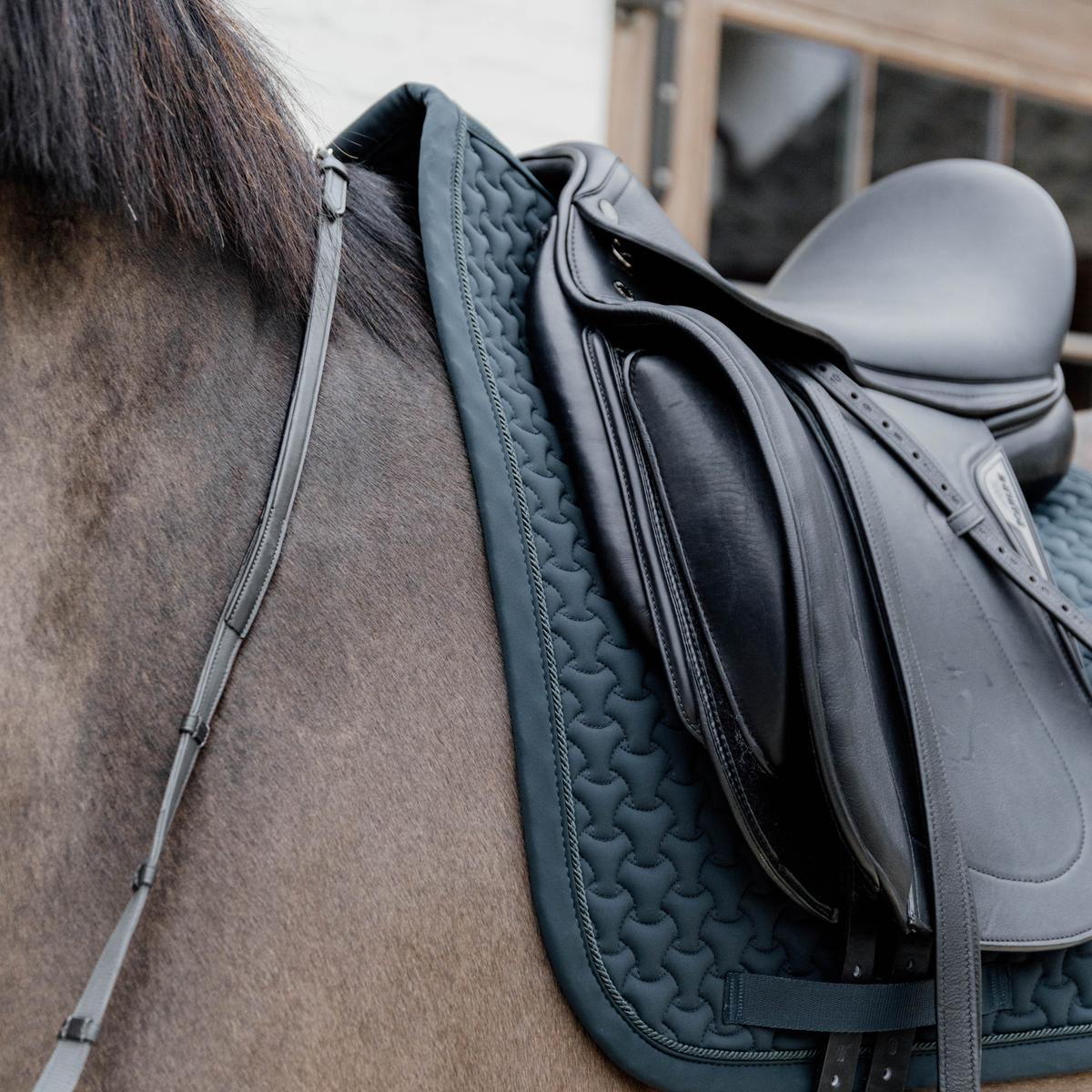 Kentucky Horsewear Saddle Pad Plaited 3D Logo Dressage