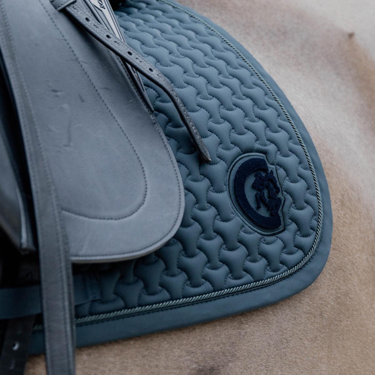Kentucky Horsewear Saddle Pad Plaited 3D Logo Dressage