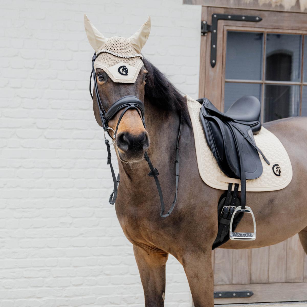 Kentucky Horsewear Saddle Pad Plaited 3D Logo Dressage