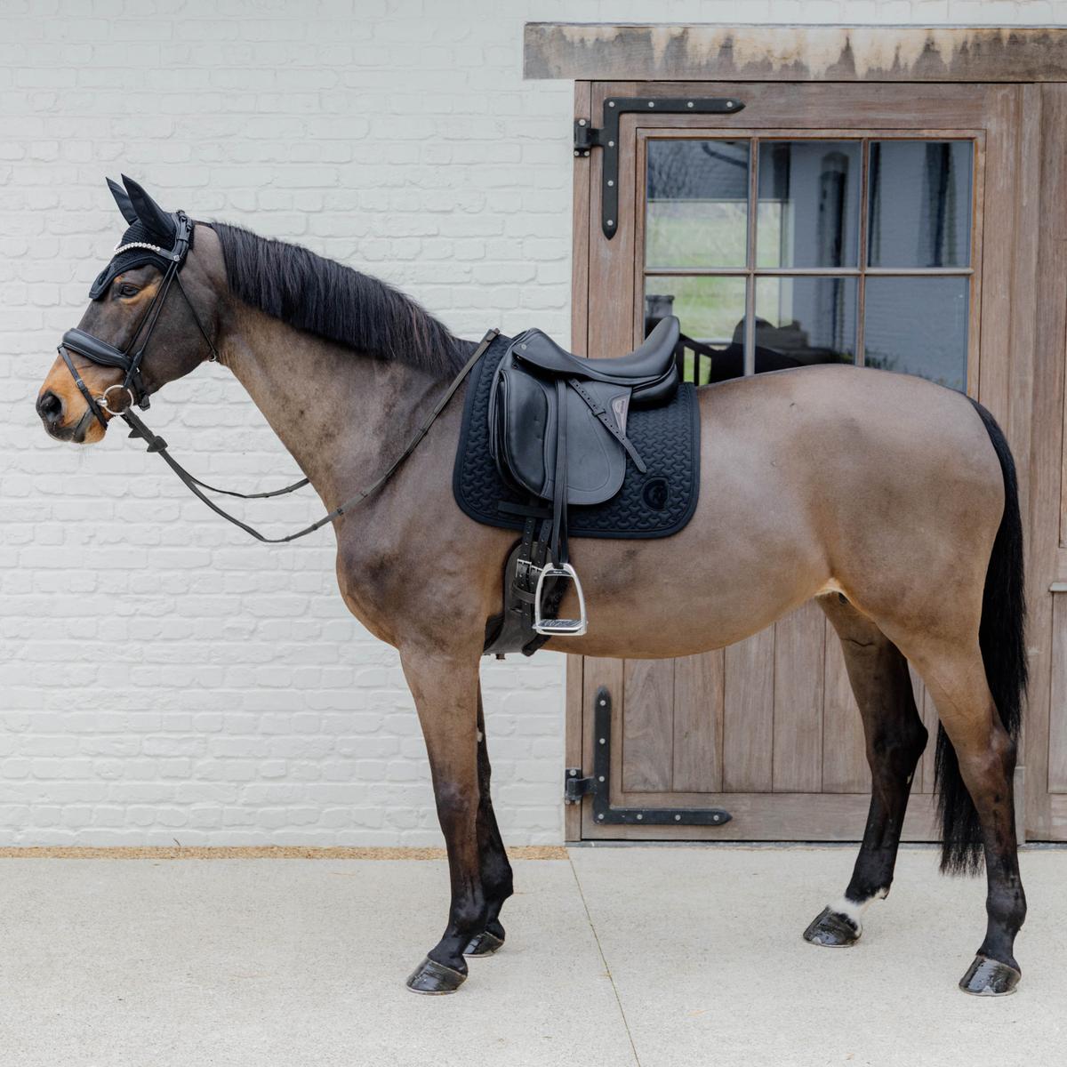 Kentucky Horsewear Saddle Pad Plaited 3D Logo Dressage
