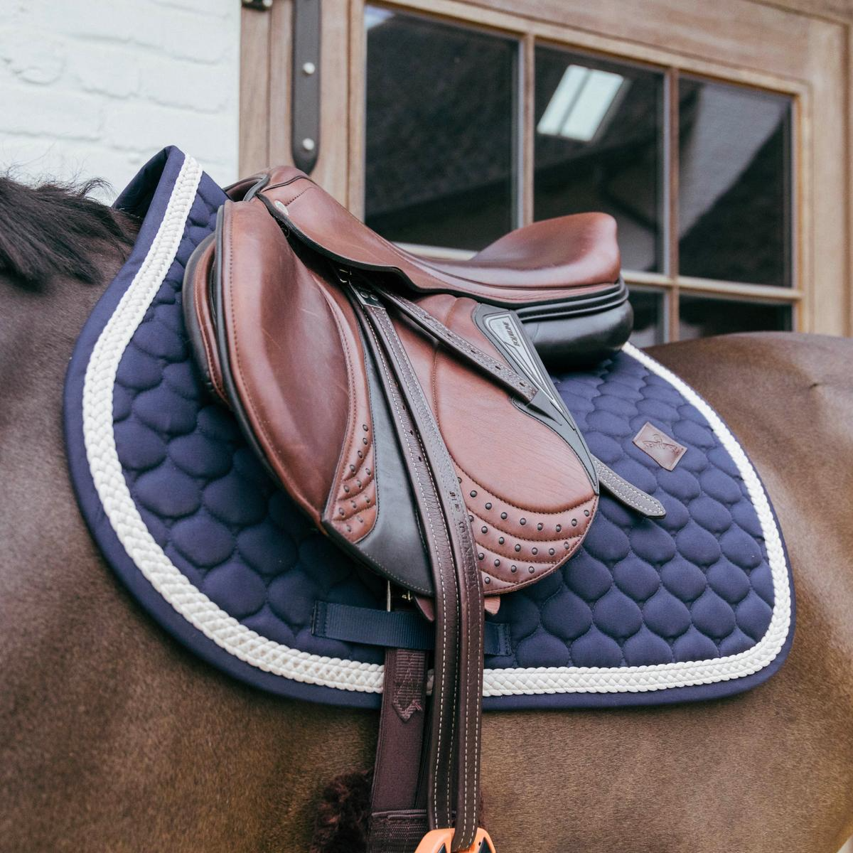 Kentucky Horsewear Saddle Pad Plaited Cord Jumping