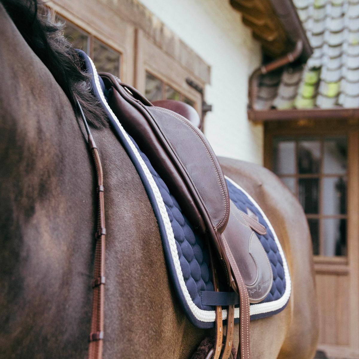 Kentucky Horsewear Saddle Pad Plaited Cord Dressage