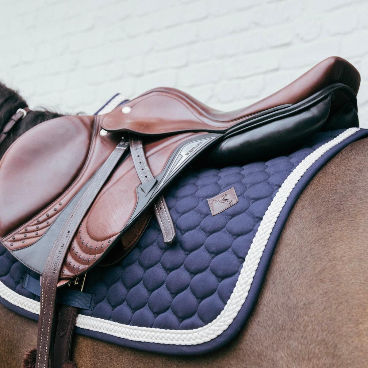 Kentucky Horsewear Saddle Pad Plaited Cord Jumping