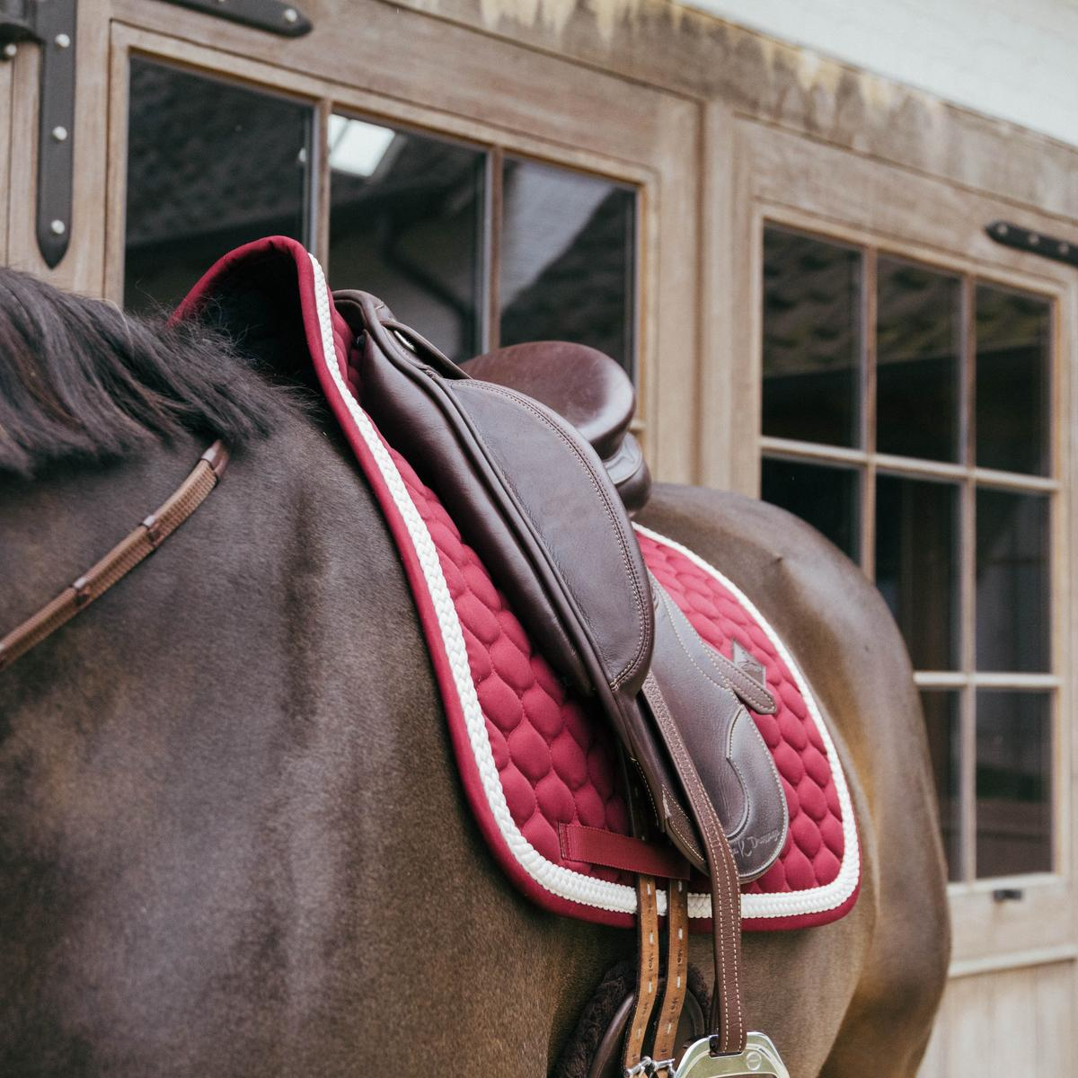 Kentucky Horsewear Saddle Pad Plaited Cord Dressage