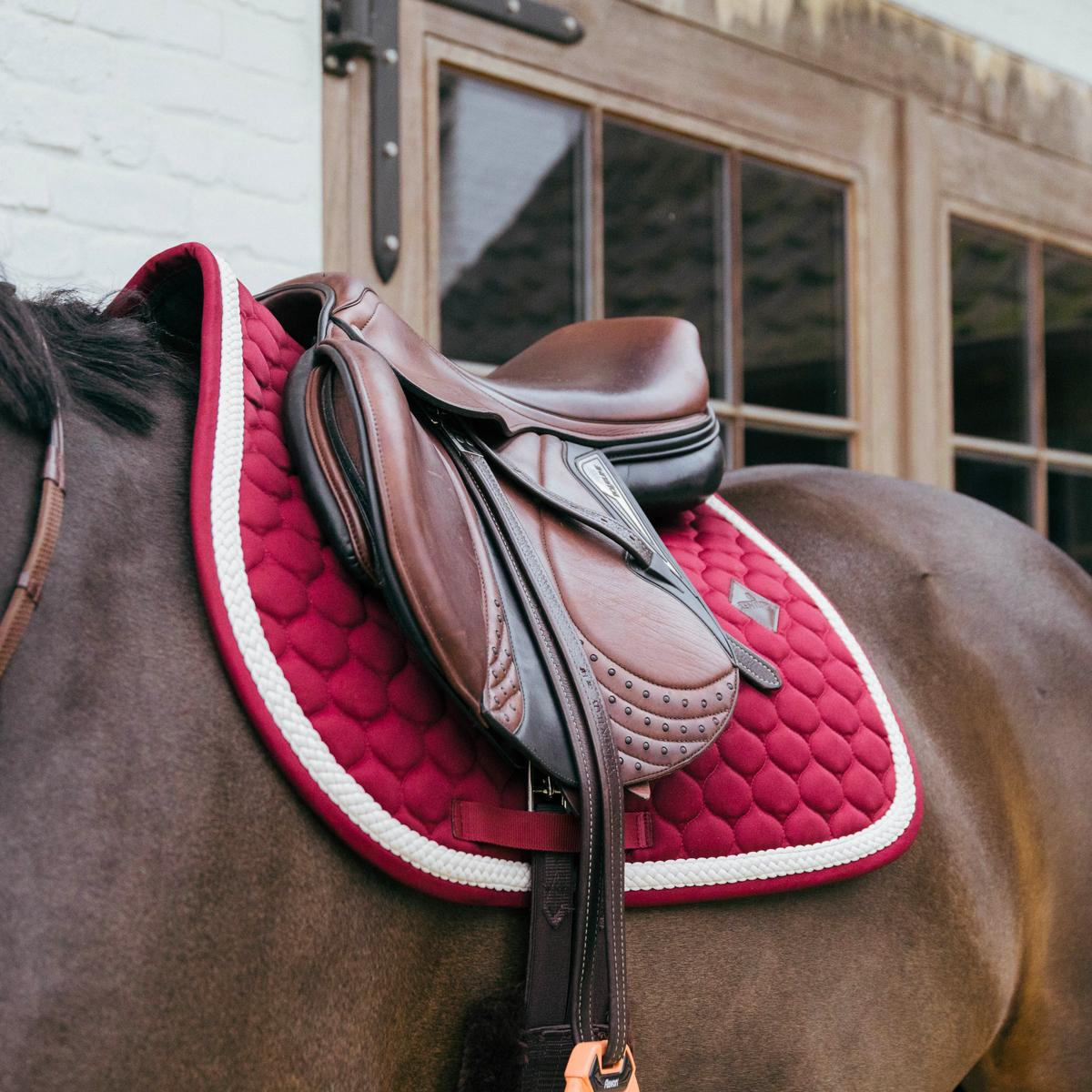 Kentucky Horsewear Saddle Pad Plaited Cord Jumping