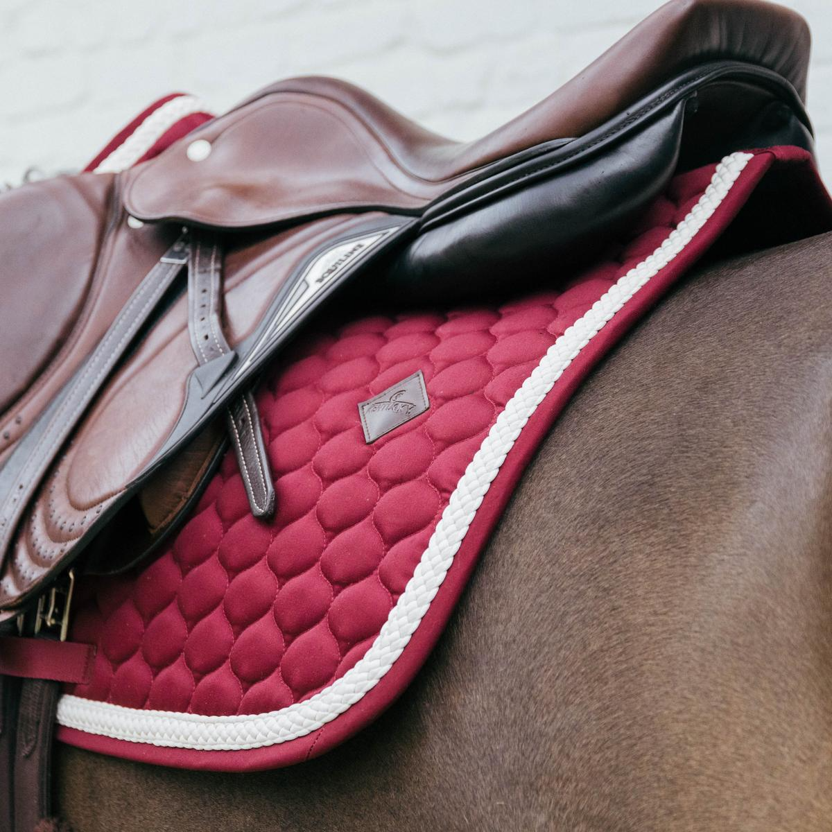 Kentucky Horsewear Saddle Pad Plaited Cord Jumping