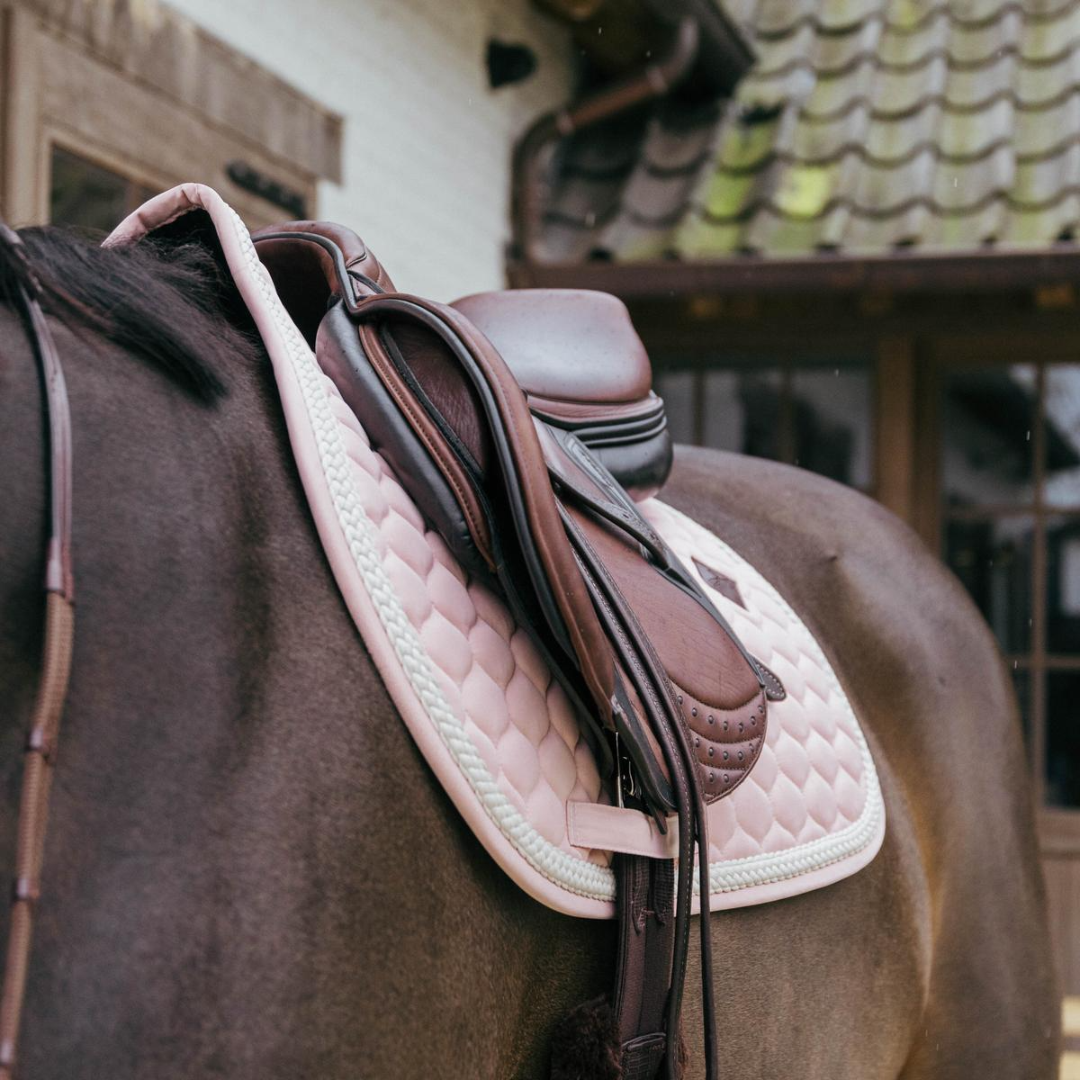 Kentucky Horsewear Saddle Pad Plaited Cord Jumping