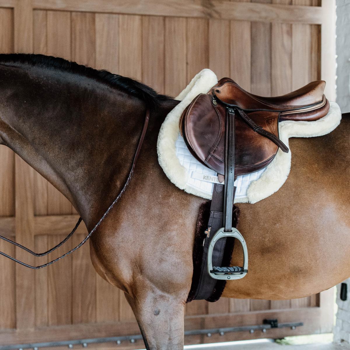 Kentucky Horsewear Saddle Pad Hunter vegan sheepskin jumping