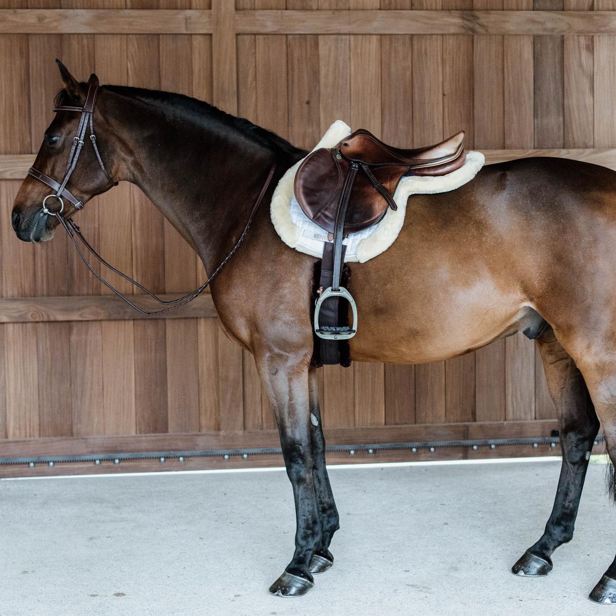 Kentucky Horsewear Saddle Pad Hunter vegan sheepskin jumping