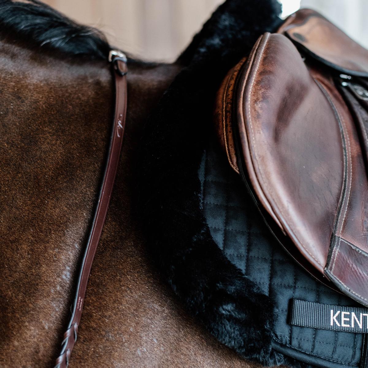 Kentucky Horsewear Saddle Pad Hunter vegan sheepskin jumping