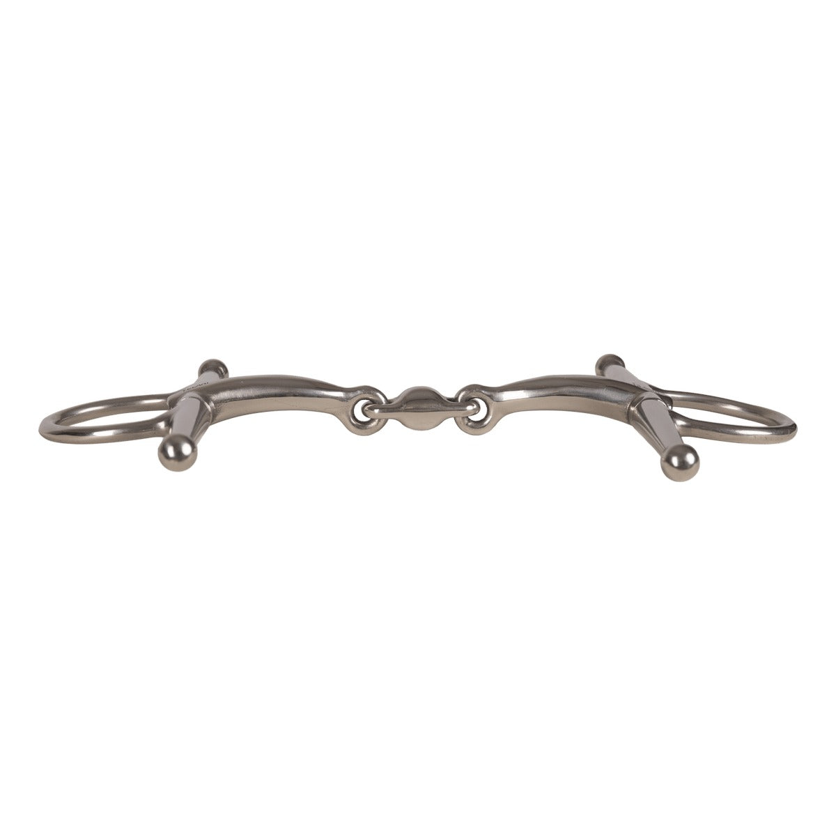 Velari Full Cheek Bit Double Jointed Stainless Steel