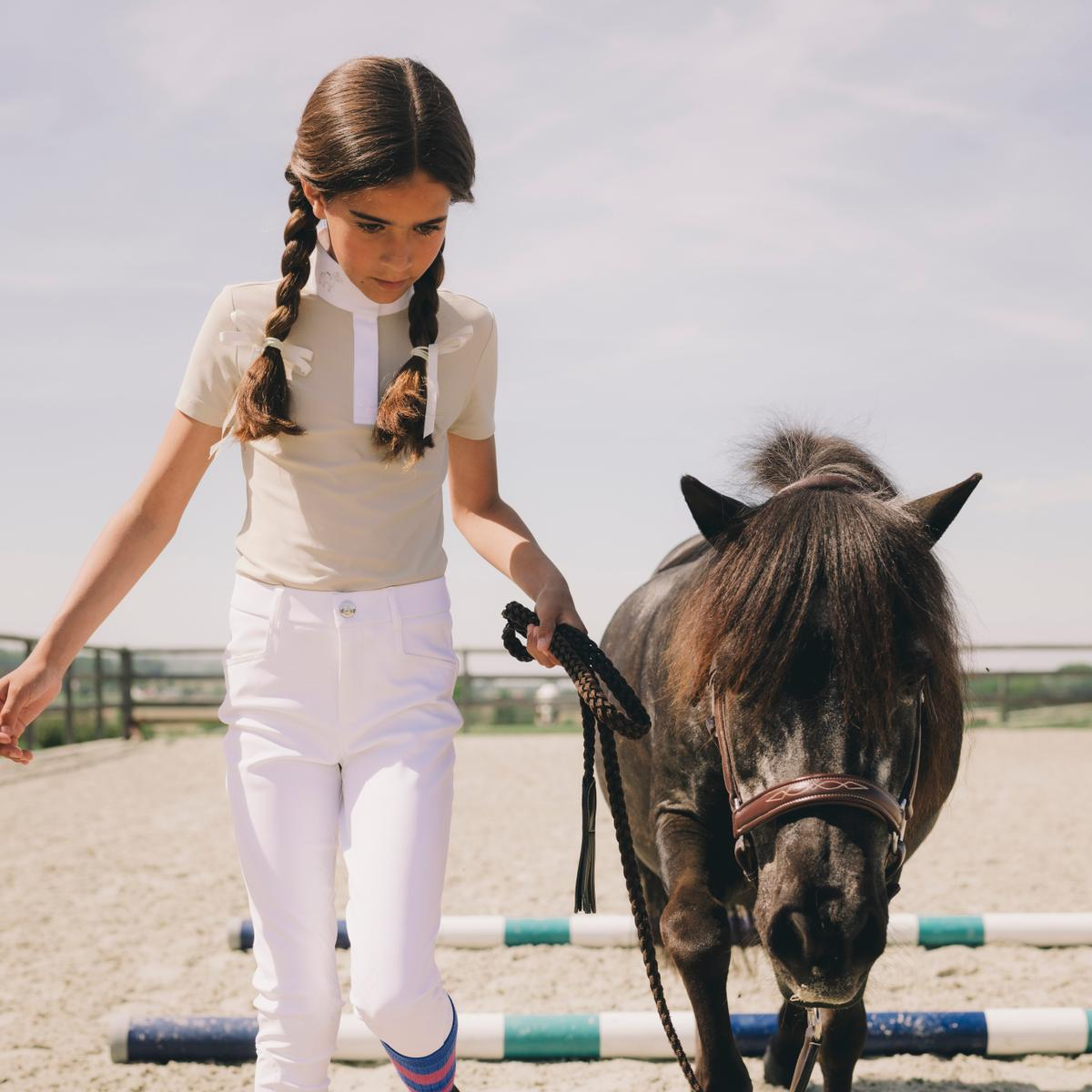 Kentucky Horsewear Girl Show Shirt Short Sleeve Tokyo Kids