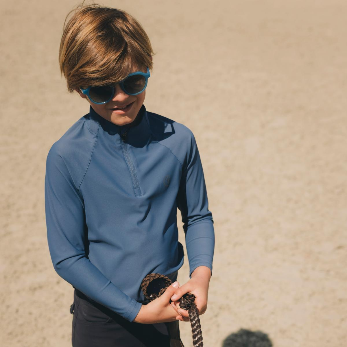 Kentucky Horsewear Boy Training Shirt Long Sleeve Barcelona Kids
