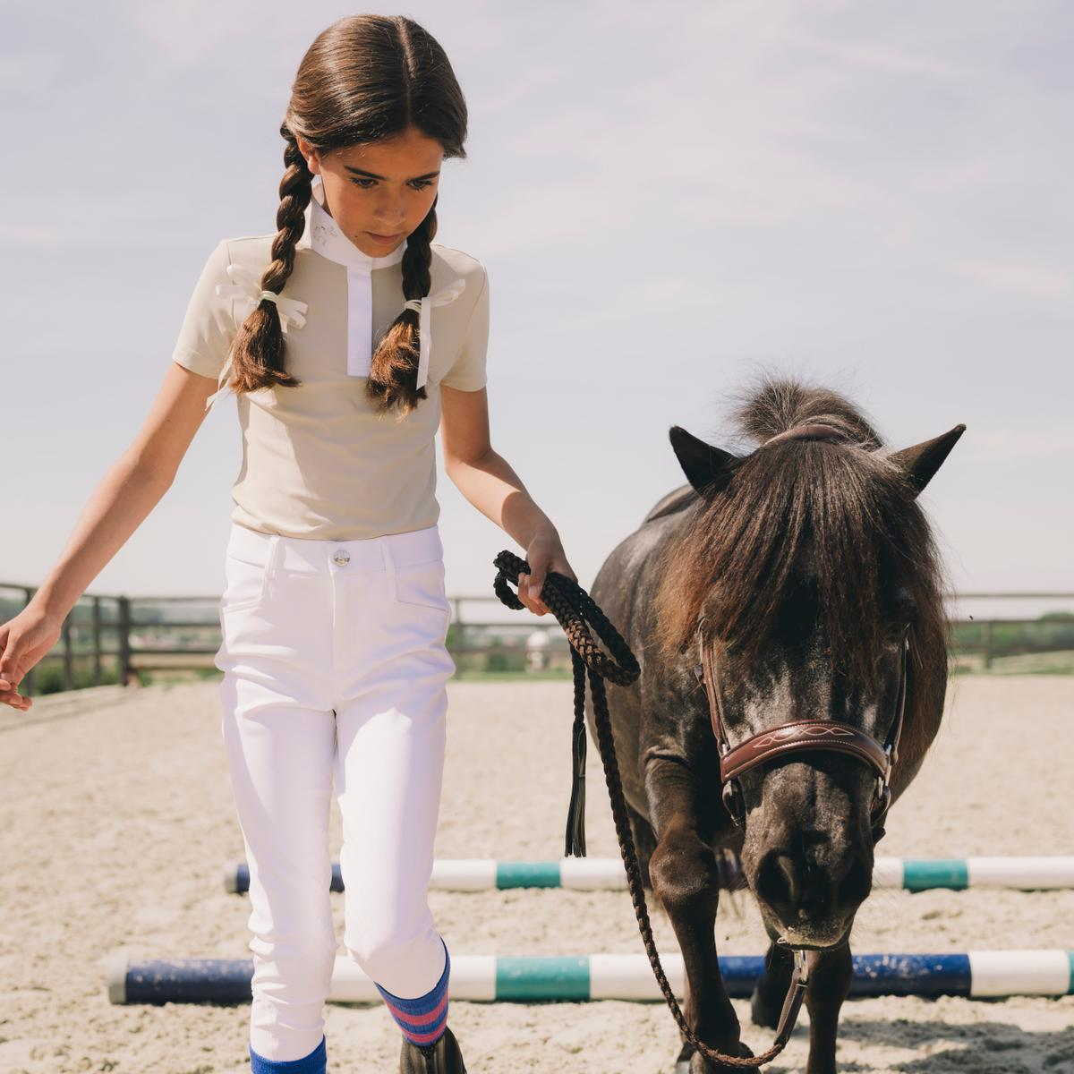 Kentucky Horsewear Girl Breeches Knee Grip Miami City Kids