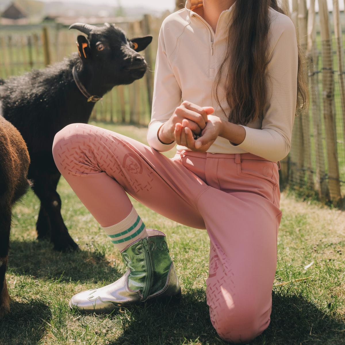 Kentucky Horsewear Girl Breeches Knee Grip Miami City Kids