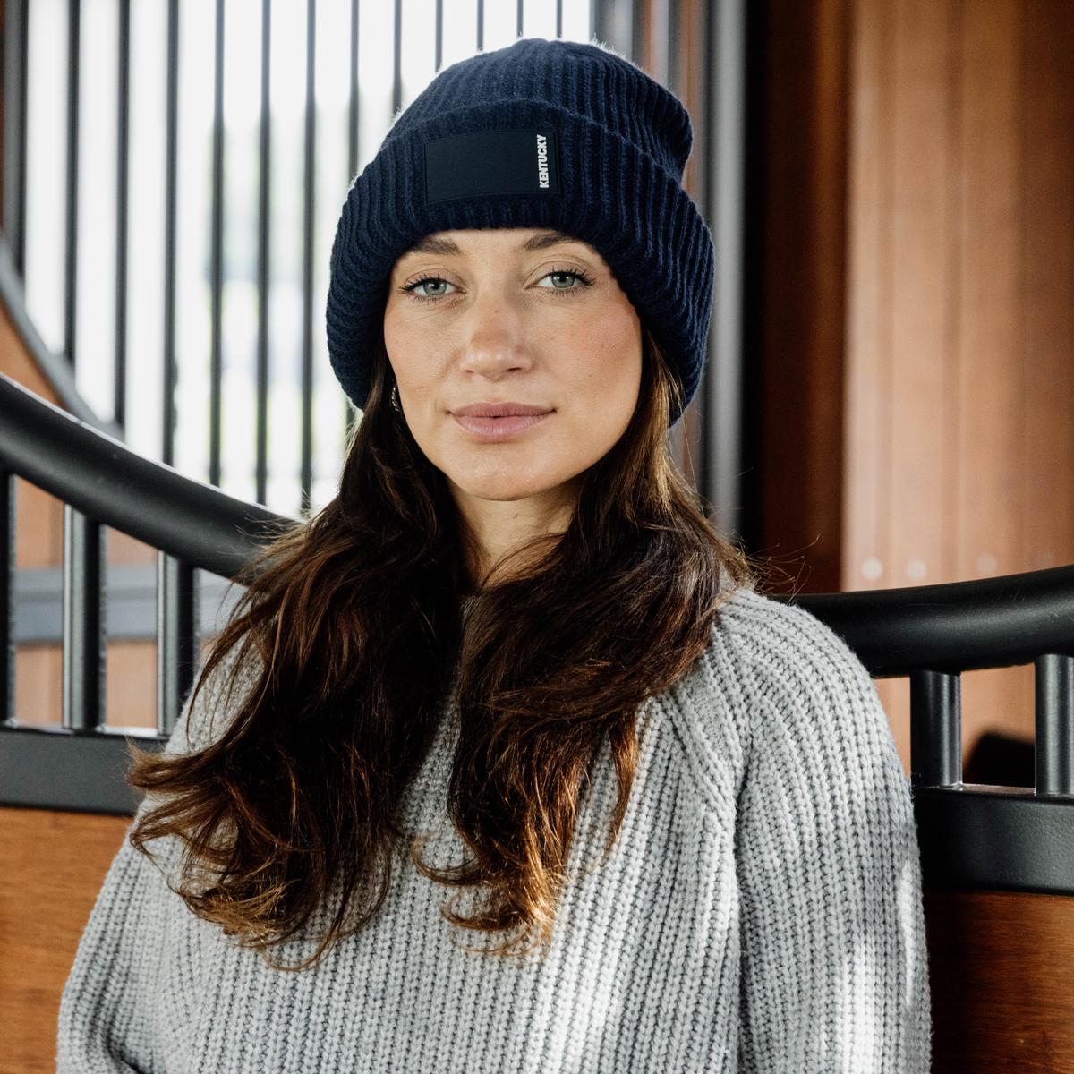 Kentucky Horsewear Beanie Rubber Logo