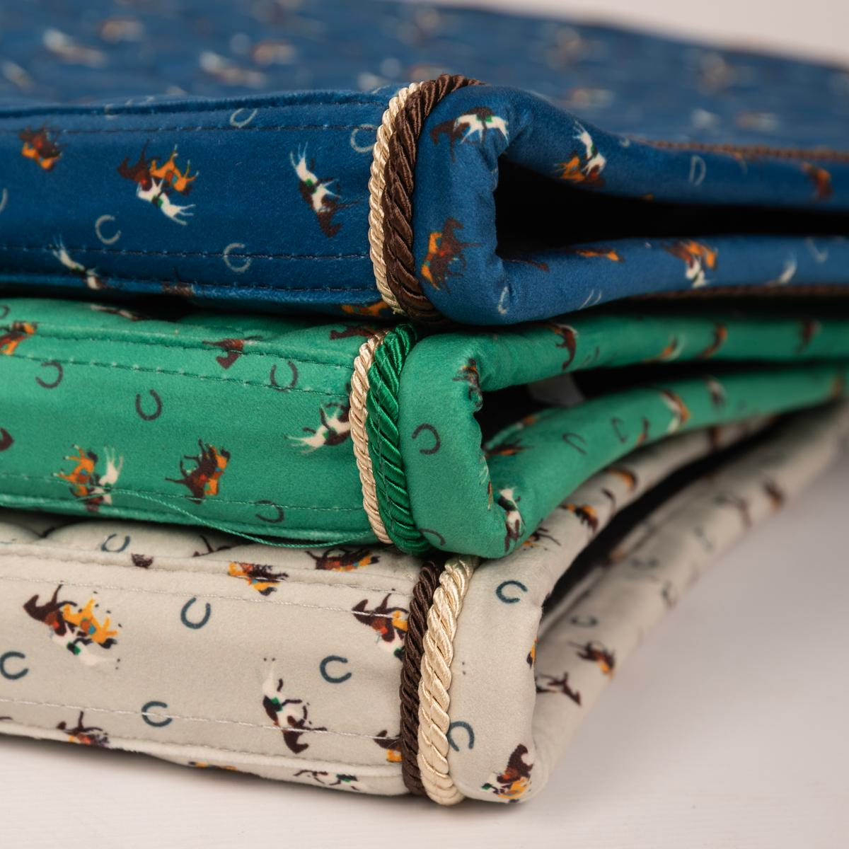 Kentucky Horsewear Saddle Pad Velvet Horse printing Show Jumping