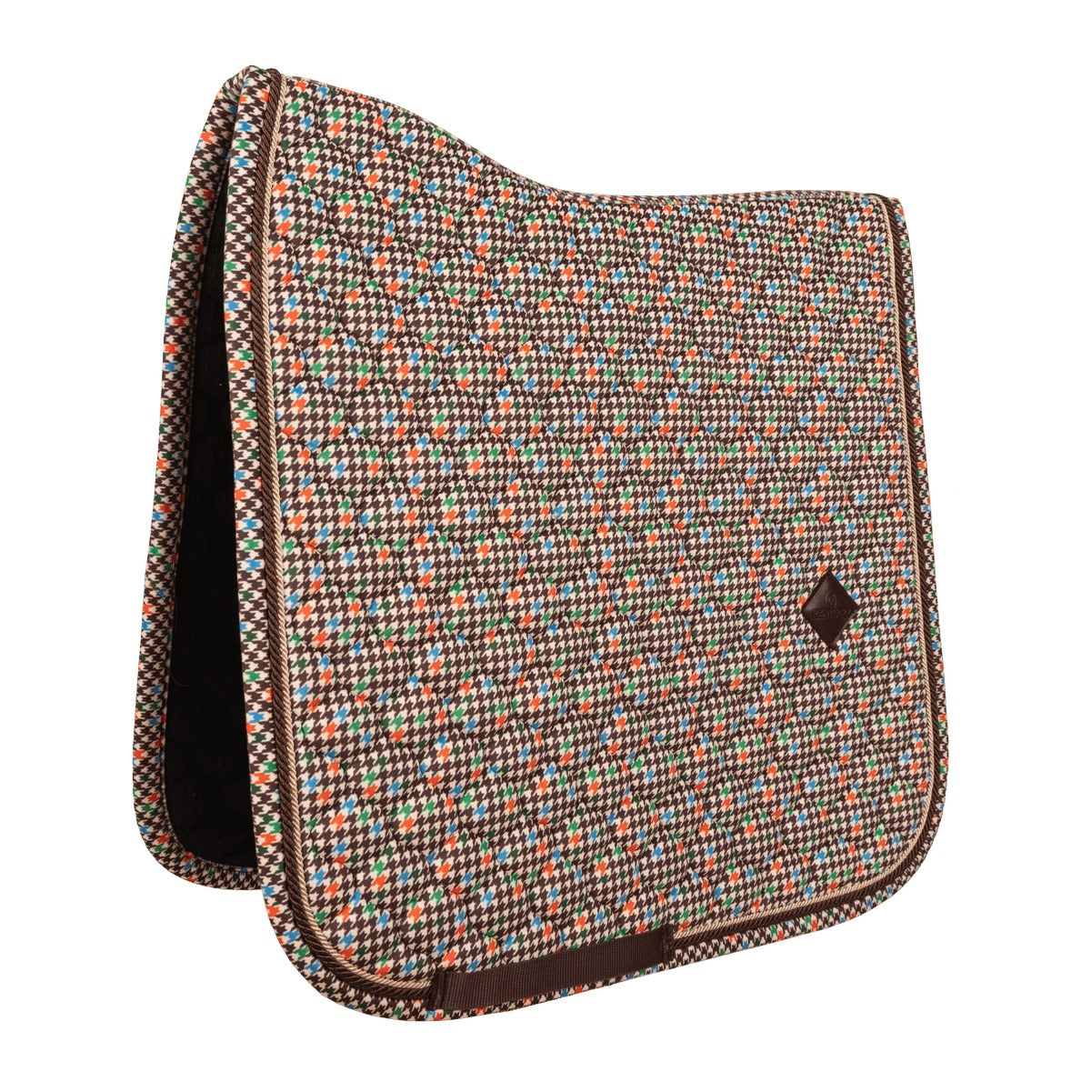 Kentucky Horsewear Saddle Pad Velvet Pied-De-Poule Dressage