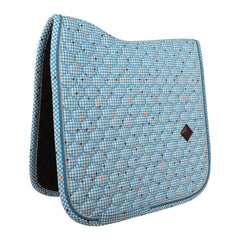 Kentucky Horsewear Saddle Pad Velvet Pied-De-Poule Dressage