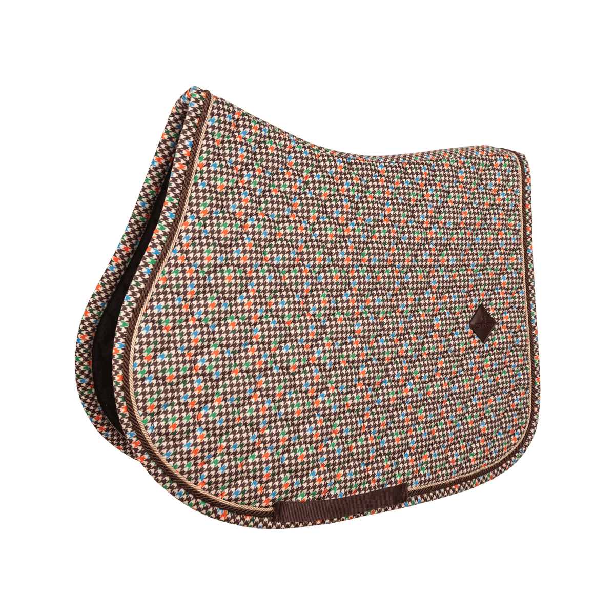 Kentucky Horsewear Saddle Pad Velvet Pied-de-Poule Show Jumping
