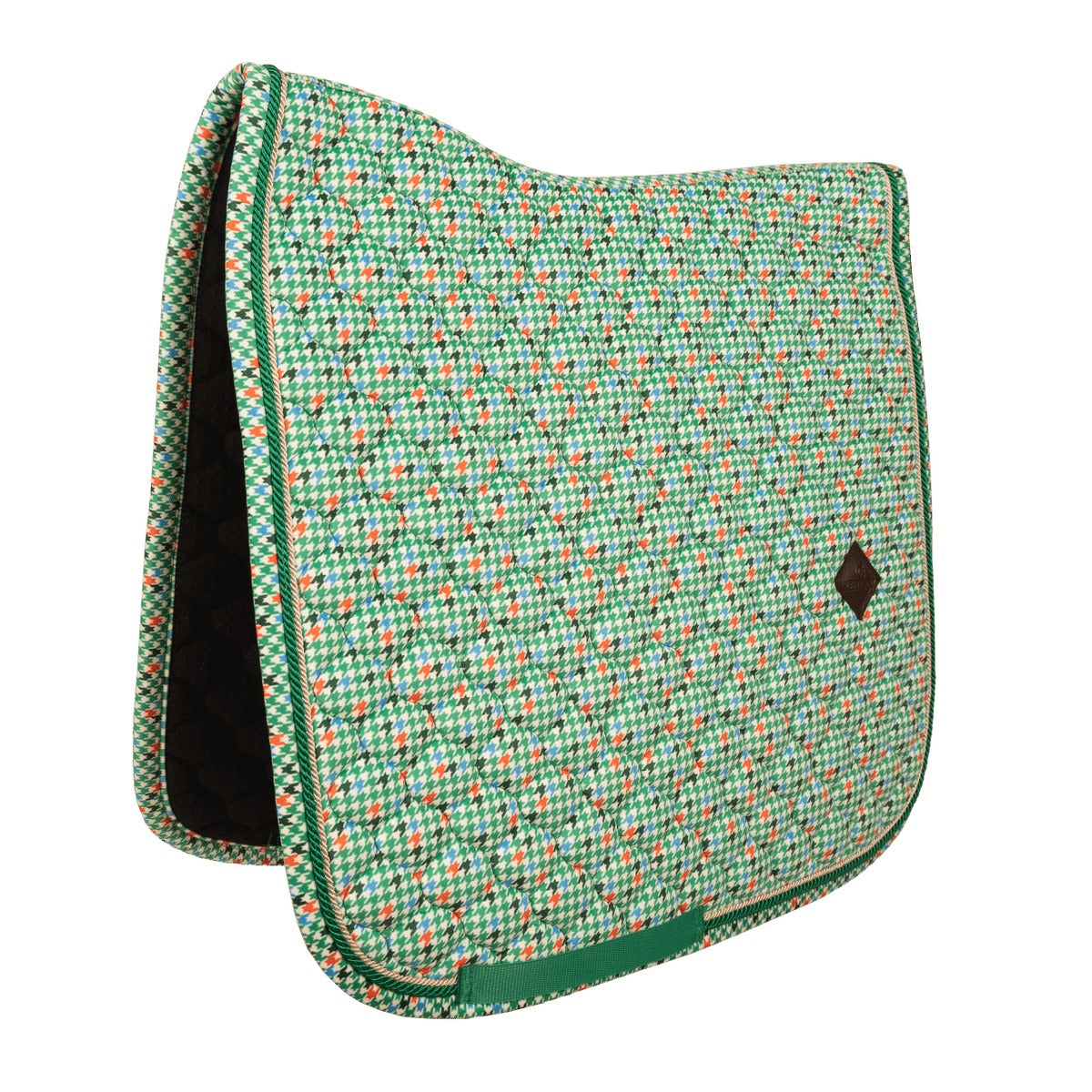 Kentucky Horsewear Saddle Pad Velvet Pied-De-Poule Dressage