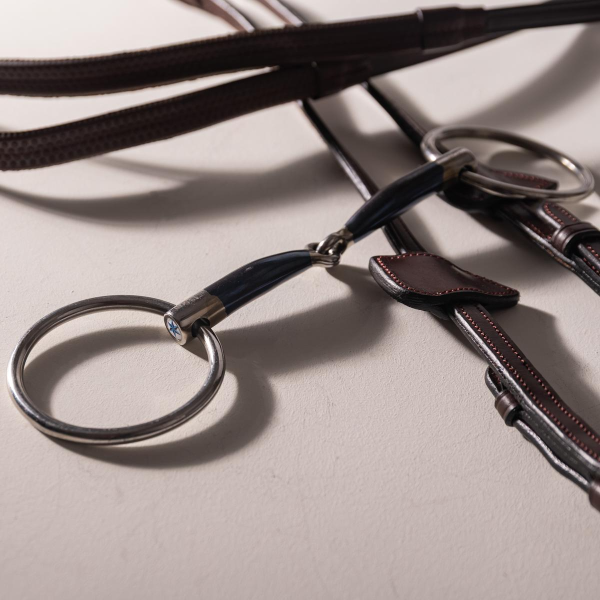 Velari Snaffle Loose Ring Single Jointed Sweet Iron