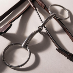 Velari Snaffle Single Jointed Loose Ring Stainless Steel