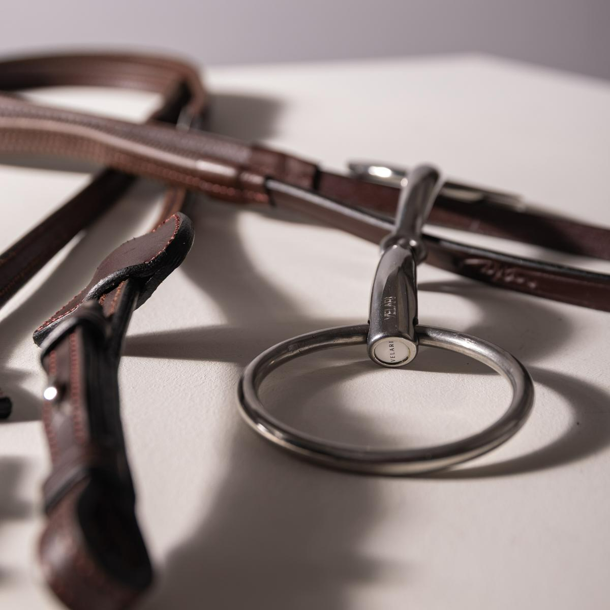 Velari Snaffle Single Jointed Loose Ring Stainless Steel