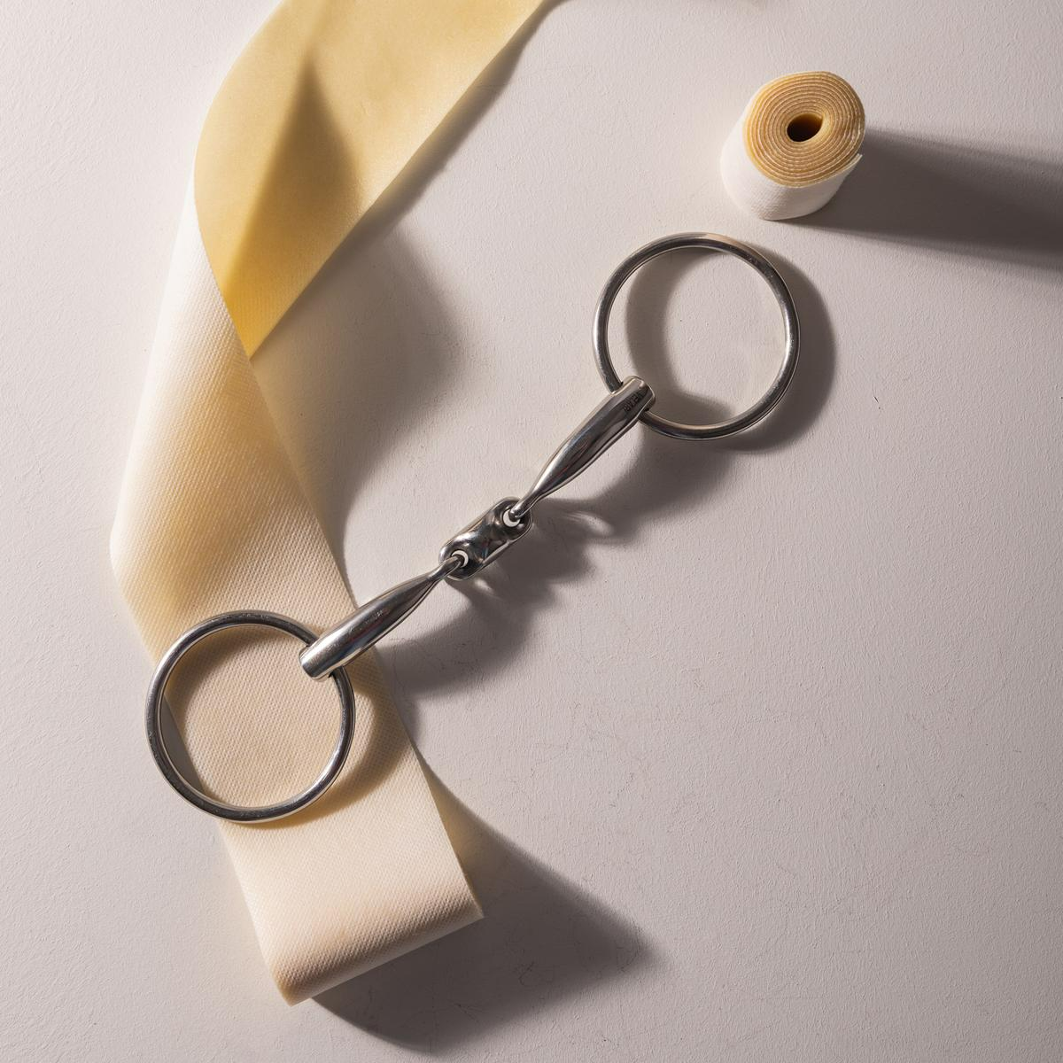 Velari Snaffle Double Jointed Loose Ring Stainless Steel